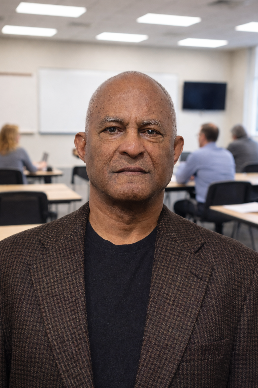 Founder of Apex Guardian Firearms Training in a classroom setting